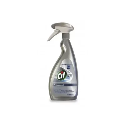 Nerūdijančio plieno ir stiklų valymo priemonė Pro Formula Cif Professional